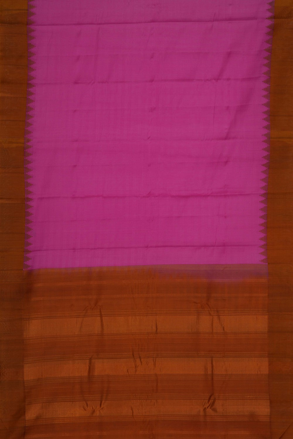 Gadwal Cotton Pink Saree