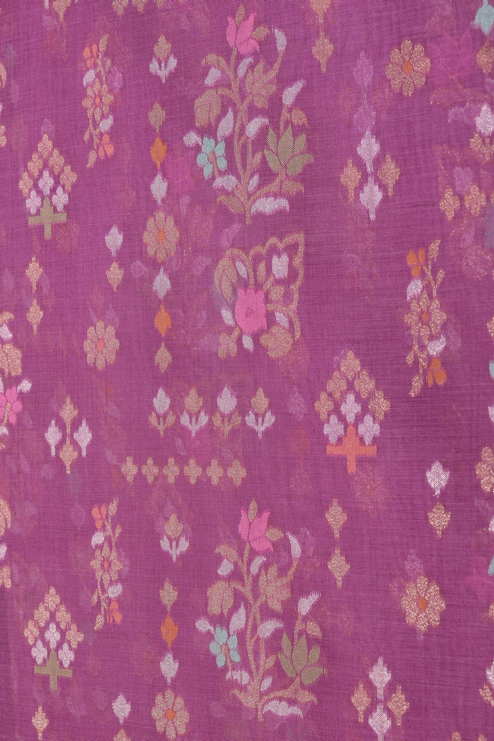 Image of Banarasi Kora Silk Brocade Saree