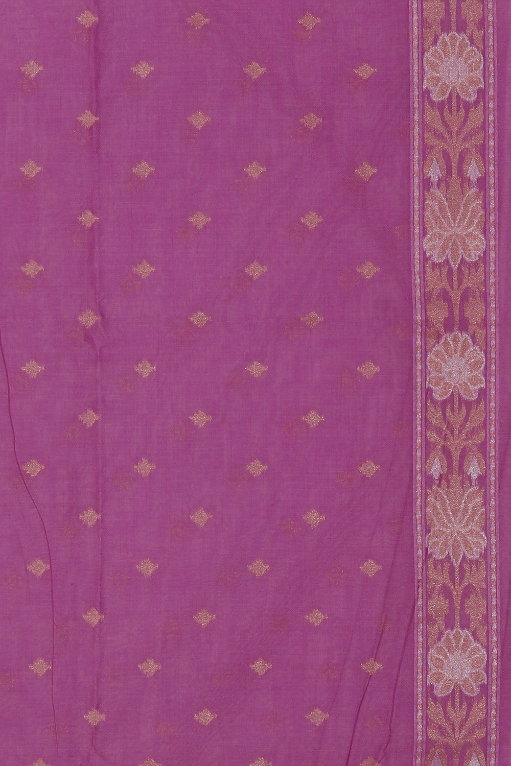 Image of Banarasi Kora Silk Brocade Saree