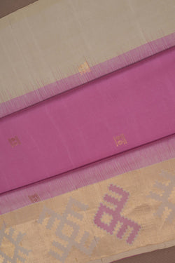 Image of South Silk Lavender Pink Saree