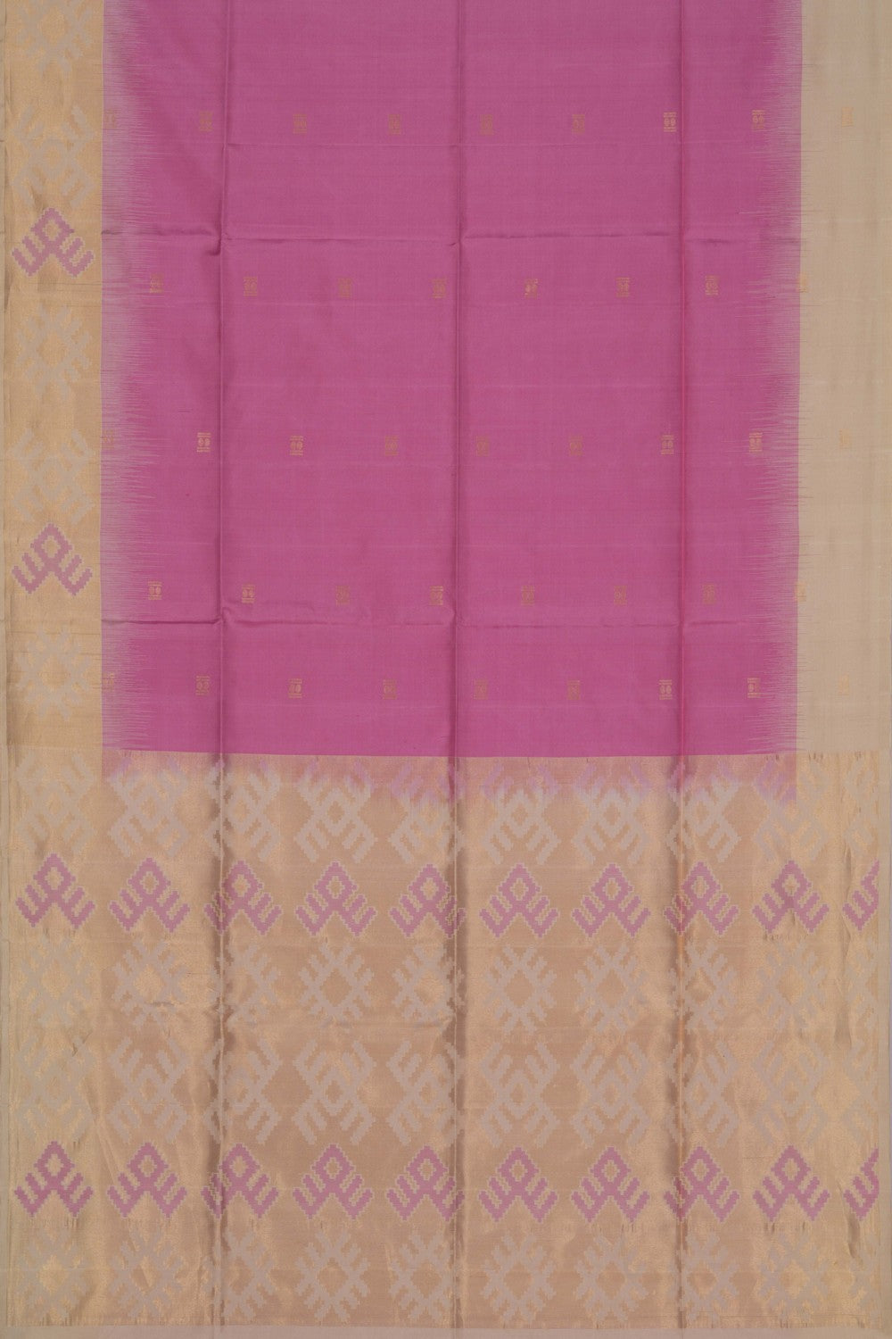 South Silk Lavender Pink Saree