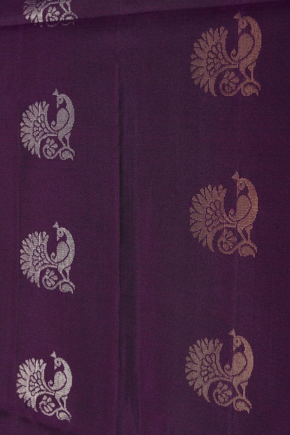 Image of South Silk Purple Saree