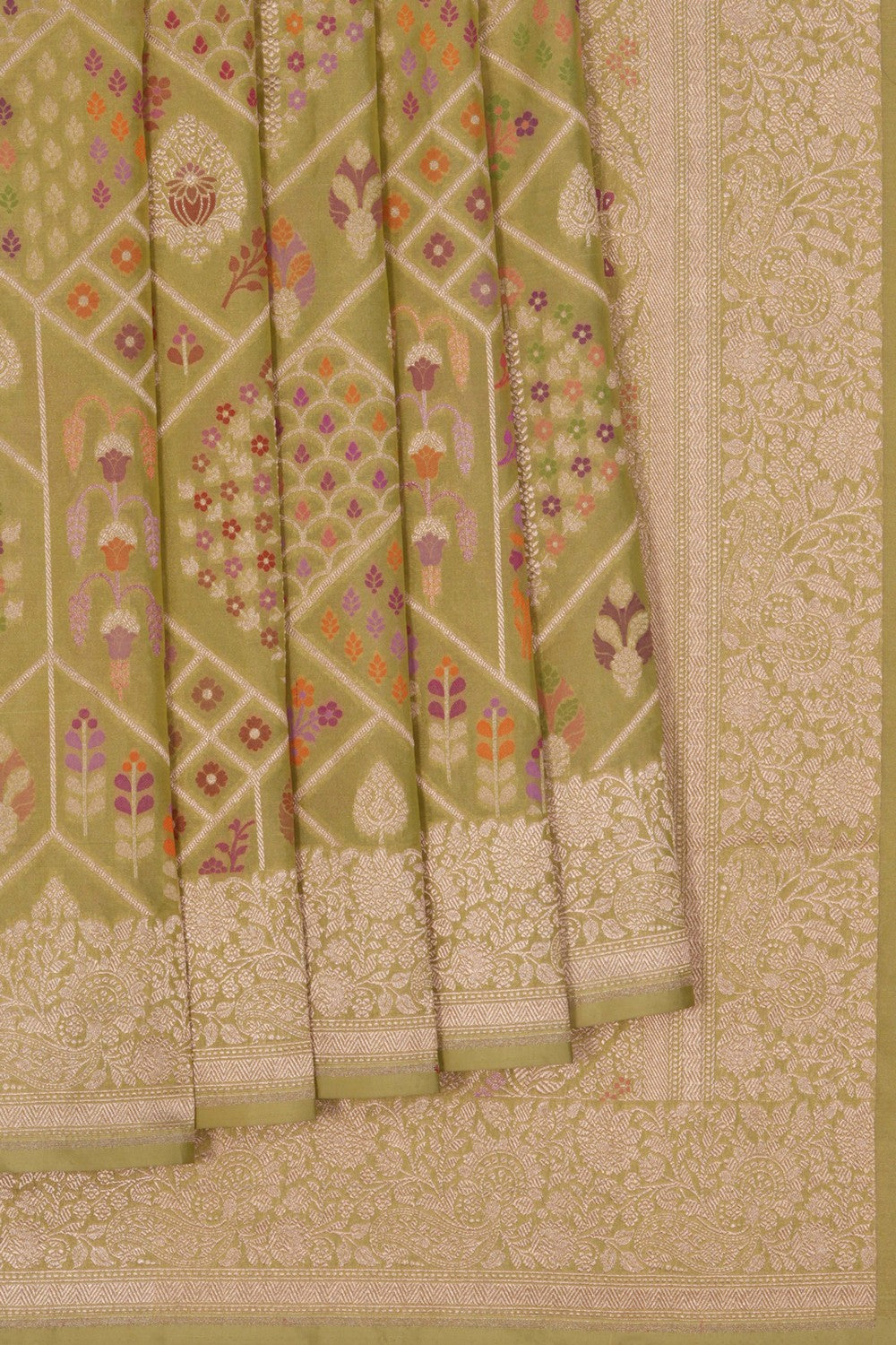 Image of Banarasi Katan Silk Brocade Saree