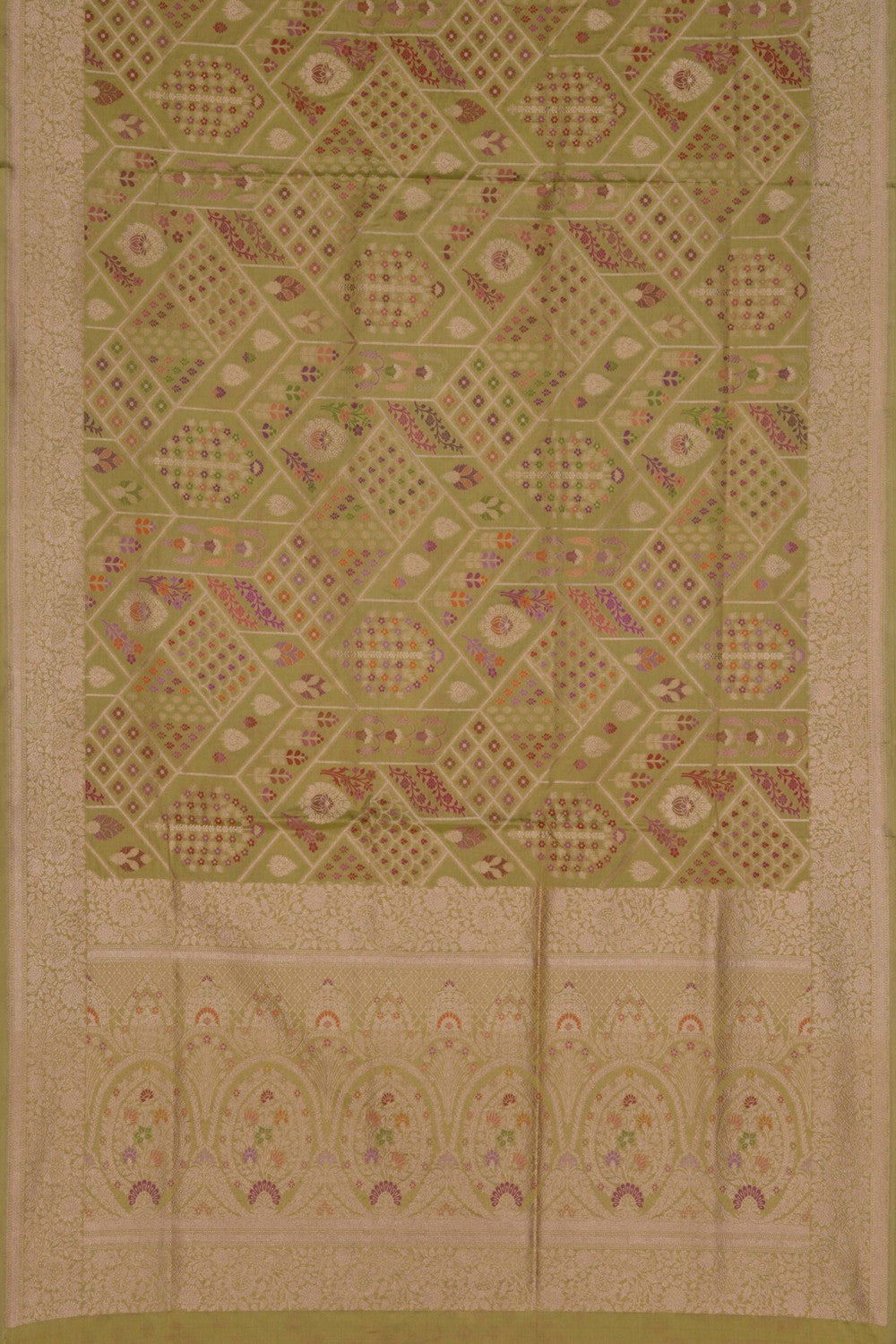 Image of Banarasi Katan Silk Brocade Saree