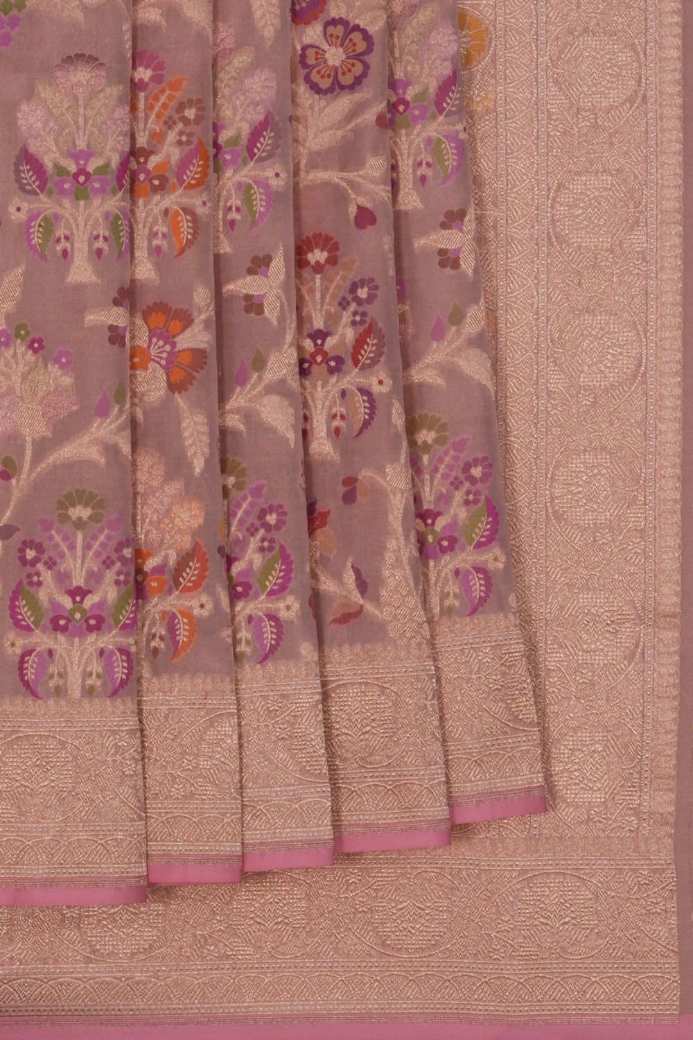 Image of Banarasi Katan Silk Brocade Saree