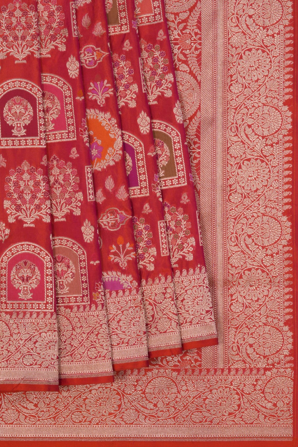 Image of Banarasi Katan Silk Brocade Saree
