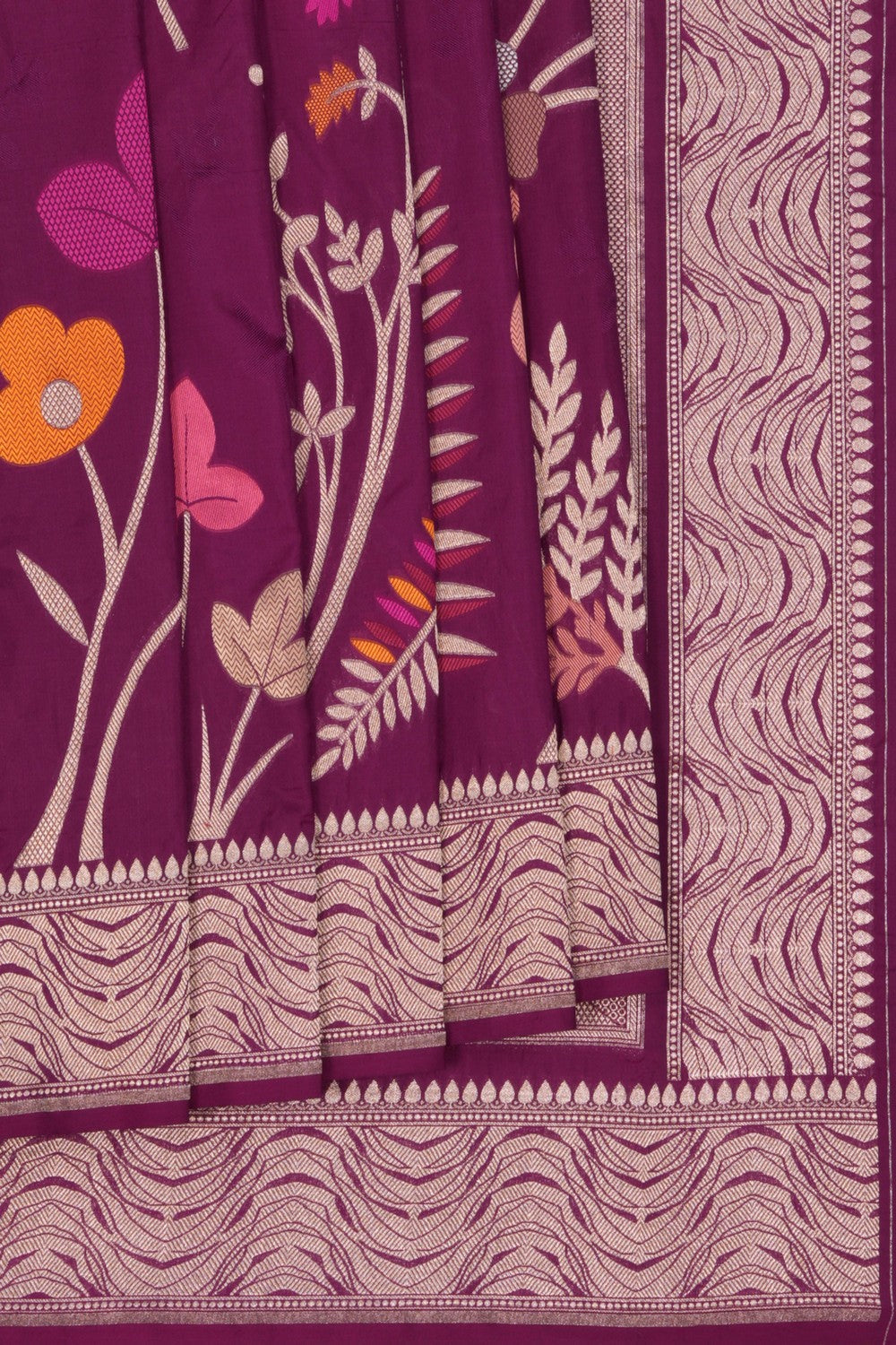 Image of Banarasi Katan Silk Brocade Saree