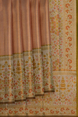 Image of Kanchipattu Brocade Gold Saree