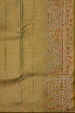 Image of Kanchipattu Brocade Gold Saree