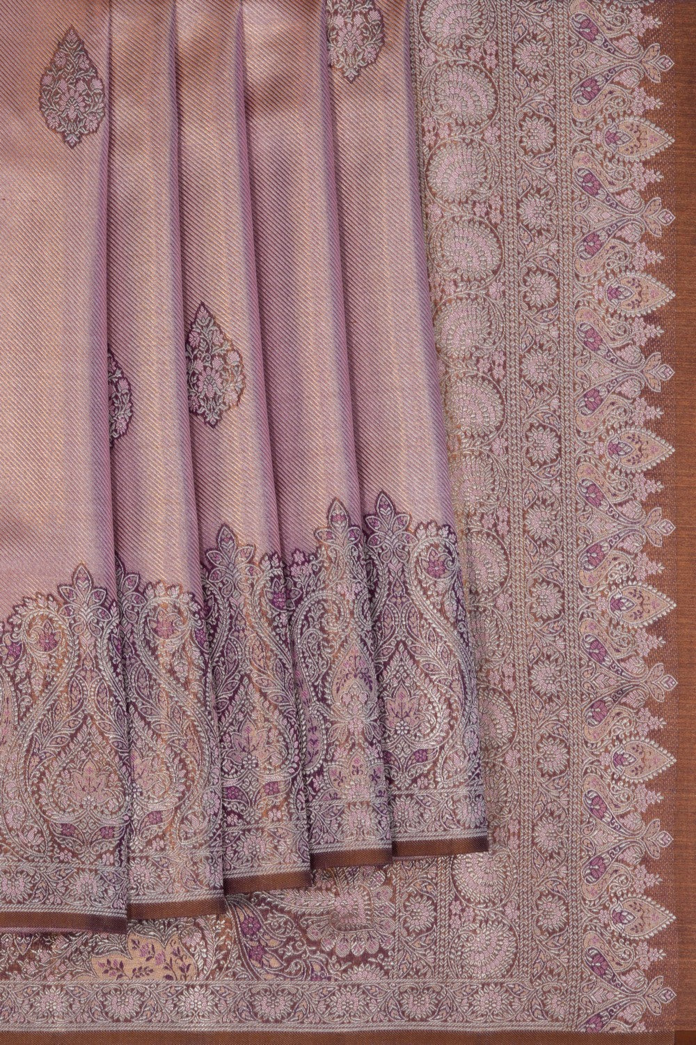Kanchipattu Brocade Pink Saree