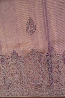 Image of Kanchipattu Brocade Pink Saree