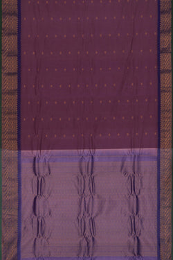 Image of Gadwal Mauve Saree