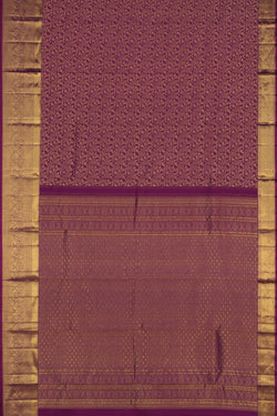 Image of Kanchipattu Brocade Purple Saree