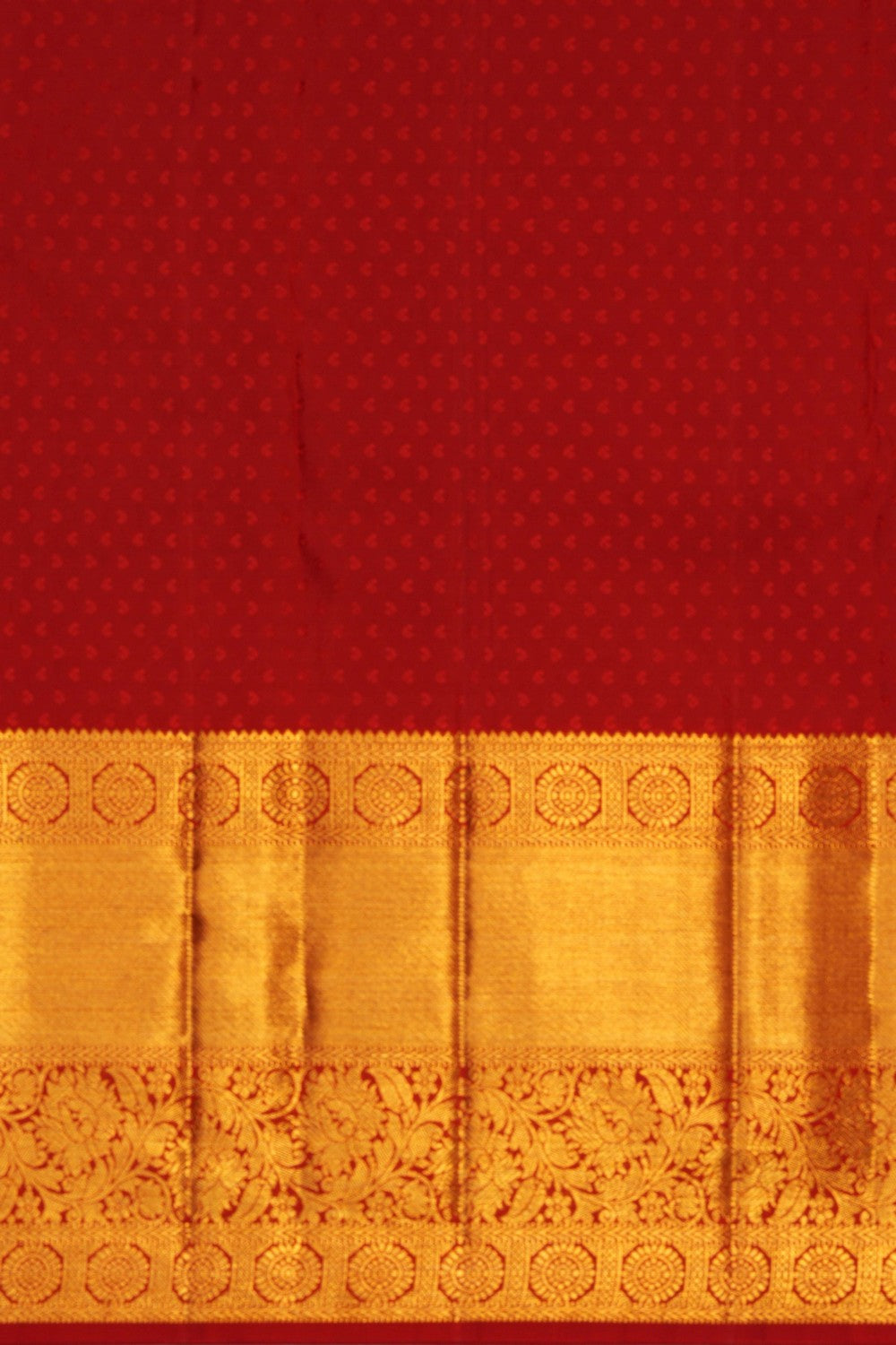 Image of Kanchipattu Brocade Bottle Green Saree