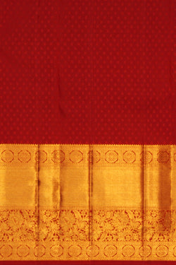 Image of Kanchipattu Brocade Bottle Green Saree