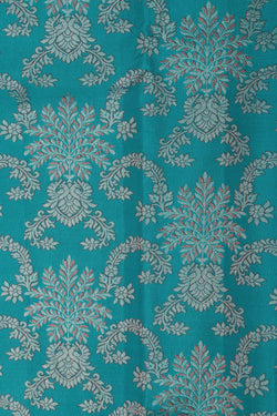 Image of Kanchipattu Brocade Blue Saree