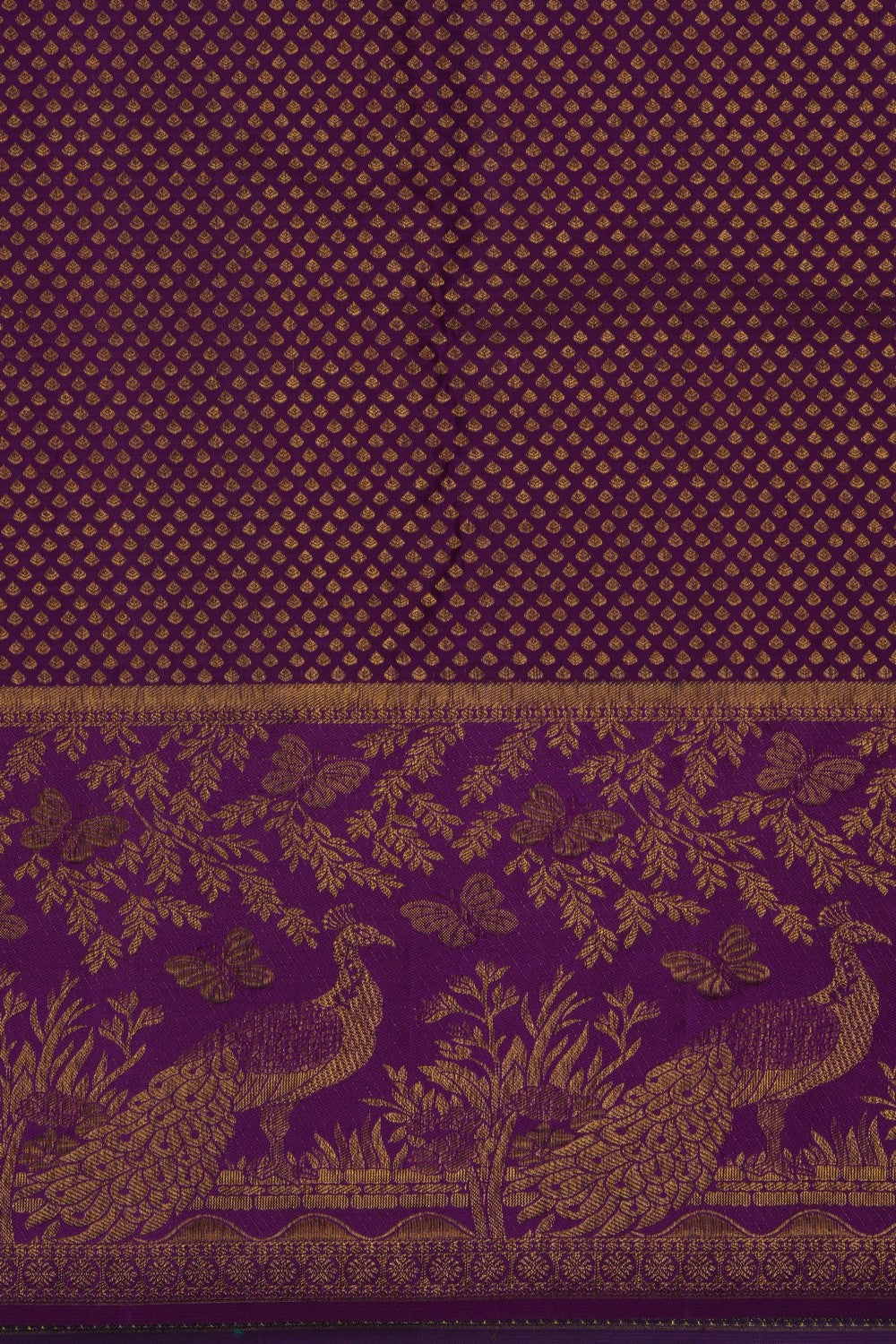 Kanchipattu Brocade Sea Green Saree