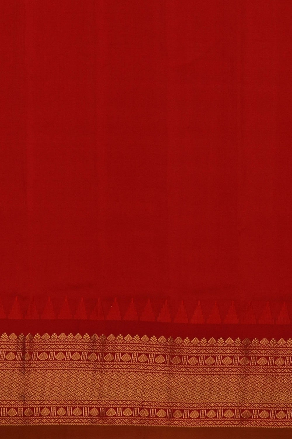 Gadwal Silk Off White Saree