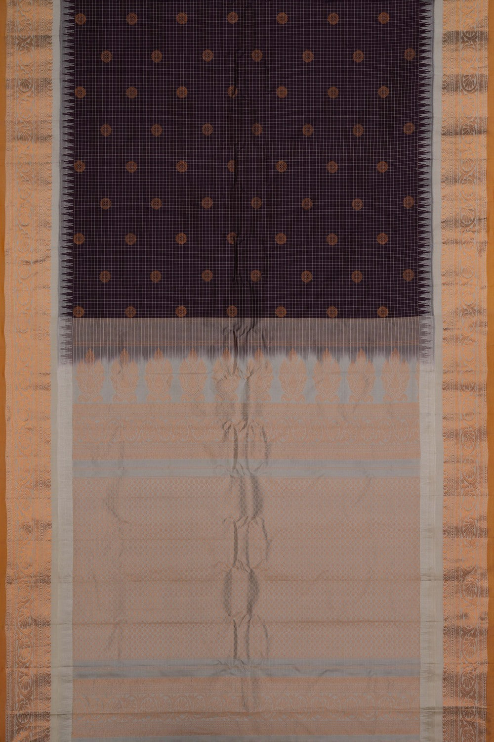 Gadwal Silk Purple Saree