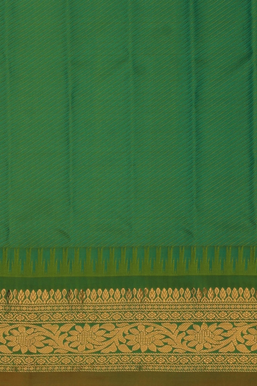 Gadwal Silk Navy Blue Saree