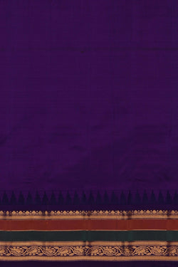 Image of Gadwal Silk Sea Green Saree