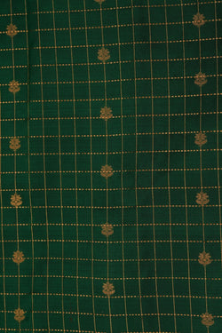 Image of Gadwal Silk Green Saree