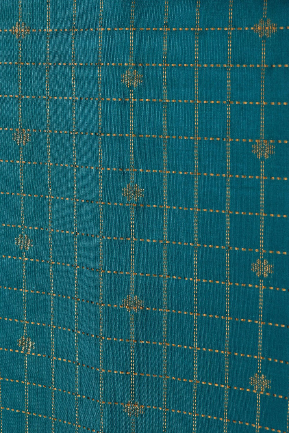 Image of Gadwal Silk Blue Saree