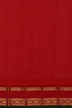 Image of Gadwal Silk Blue Saree