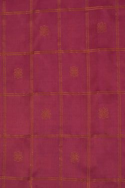 Image of Gadwal Silk Pink Saree