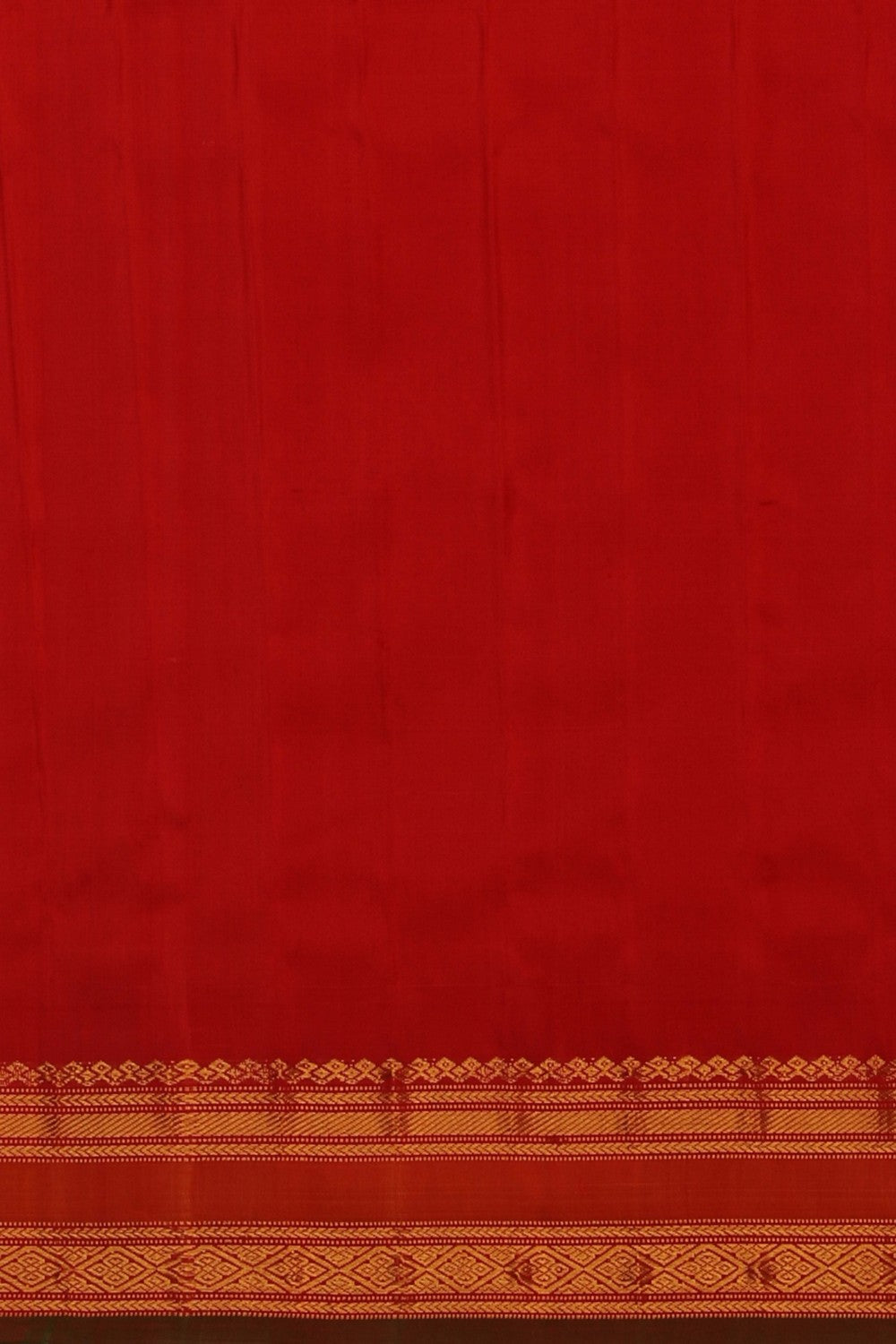 Image of Gadwal Silk Yellow Saree