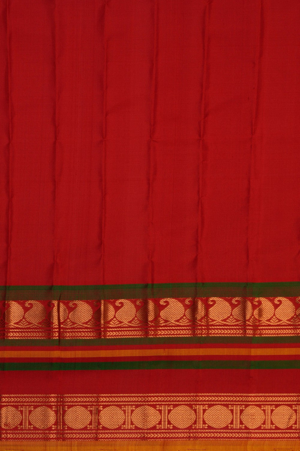 Image of Gadwal Silk Green Saree