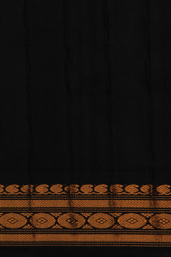 Image of Gadwal Silk Yellow Saree