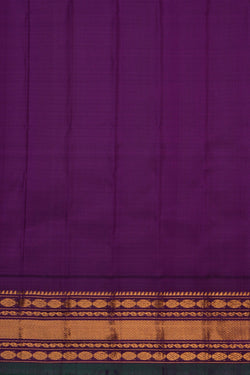 Image of Gadwal Silk Sea Green Saree