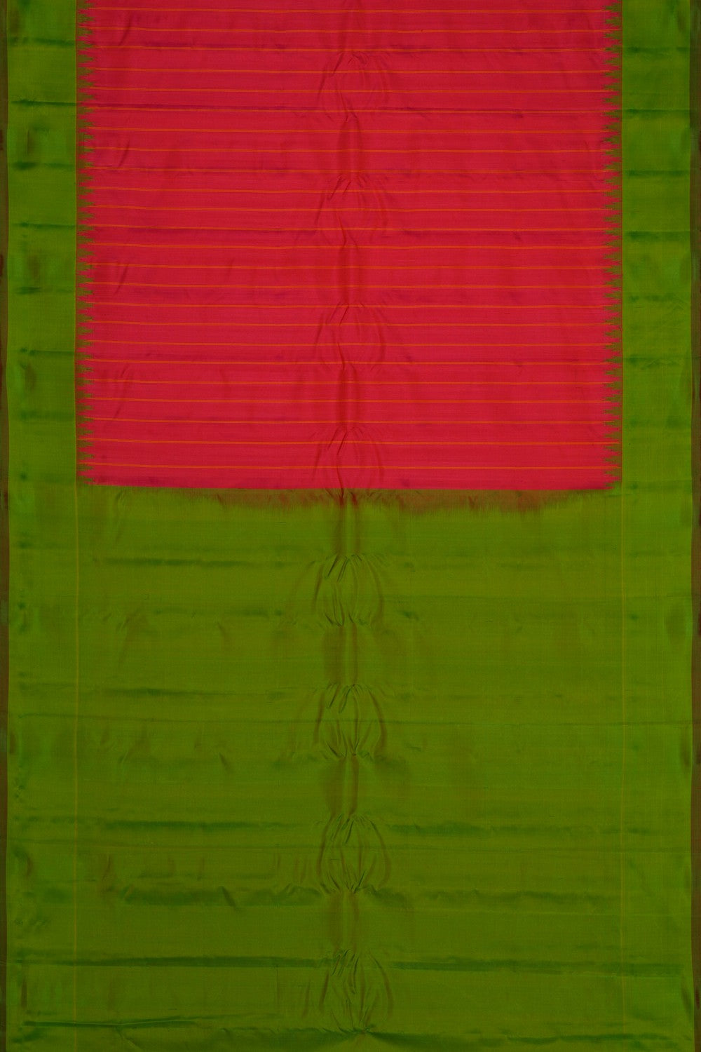 Image of Gadwal Silk Pink Saree