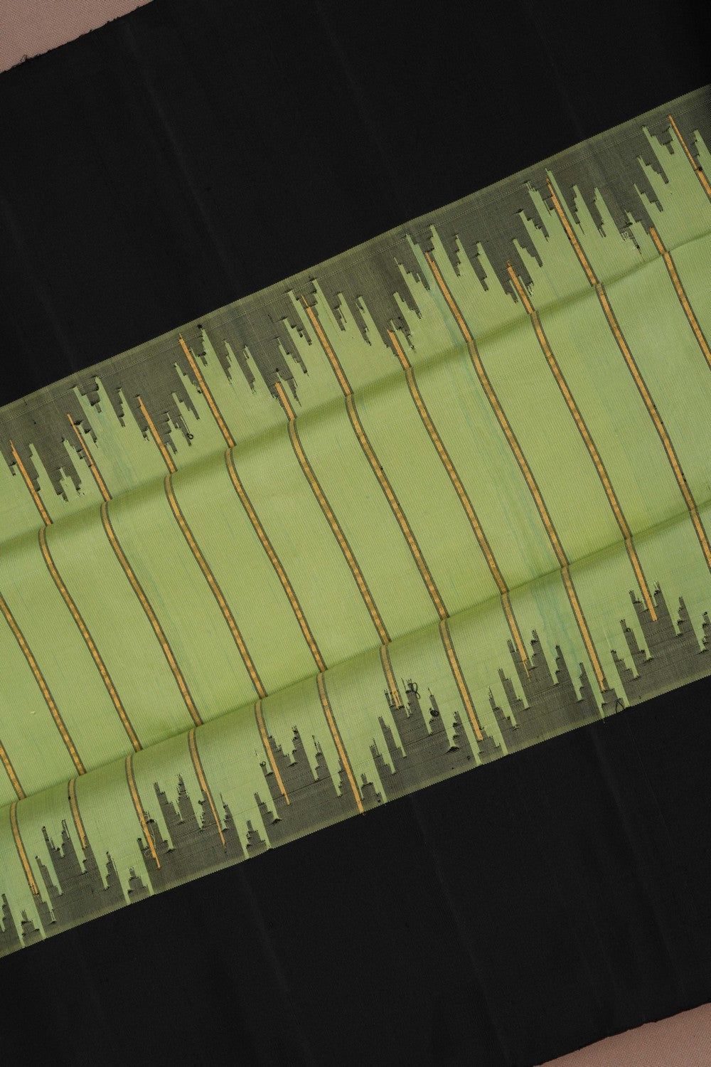 Gadwal Silk Mint Green Saree