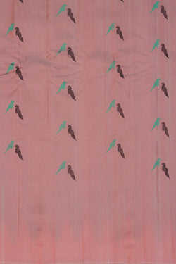 Image of Gadwal Silk Sea Green Saree