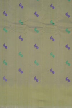 Image of Gadwal Silk Purple Saree