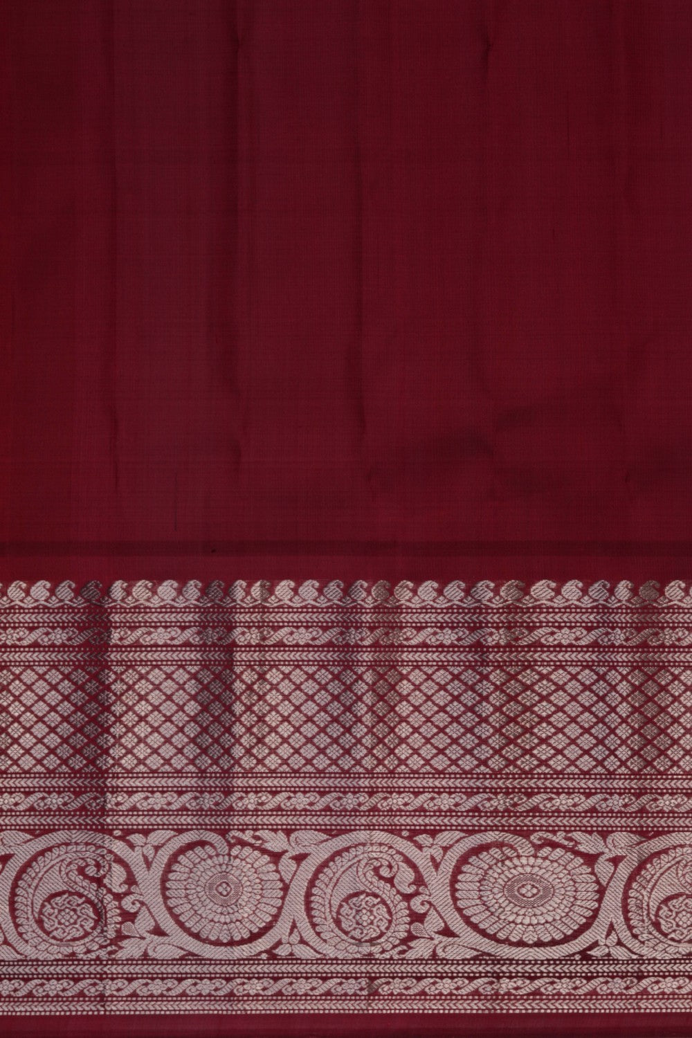 Image of Gadwal Silk Mustard Saree