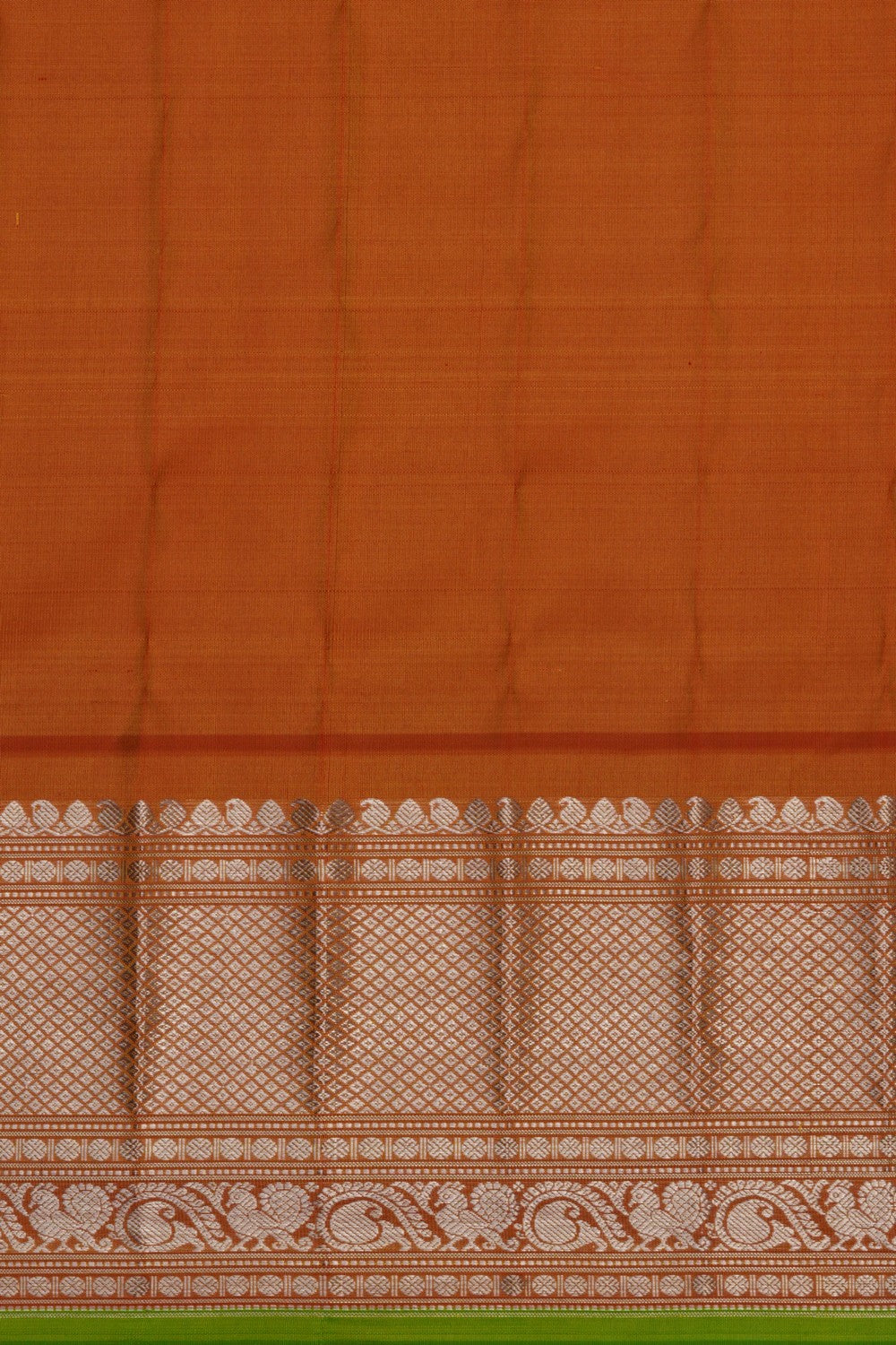 Image of Gadwal Silk Green Saree