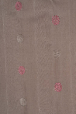 Image of Gadwal Silk Grey Saree