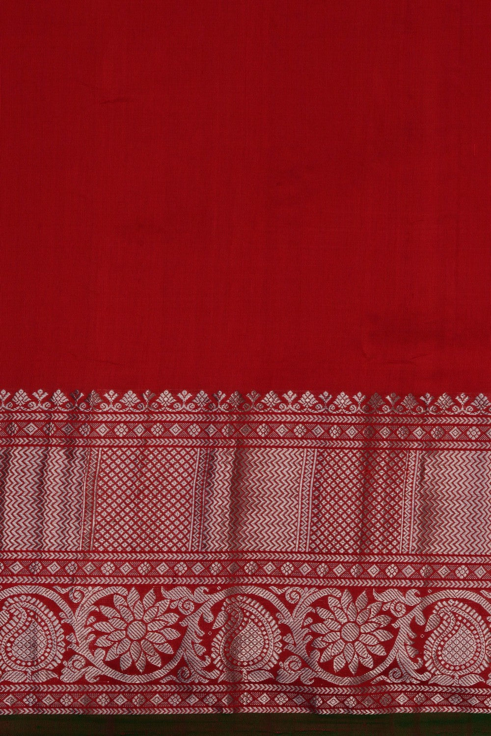 Image of Gadwal Silk Sea Green Saree