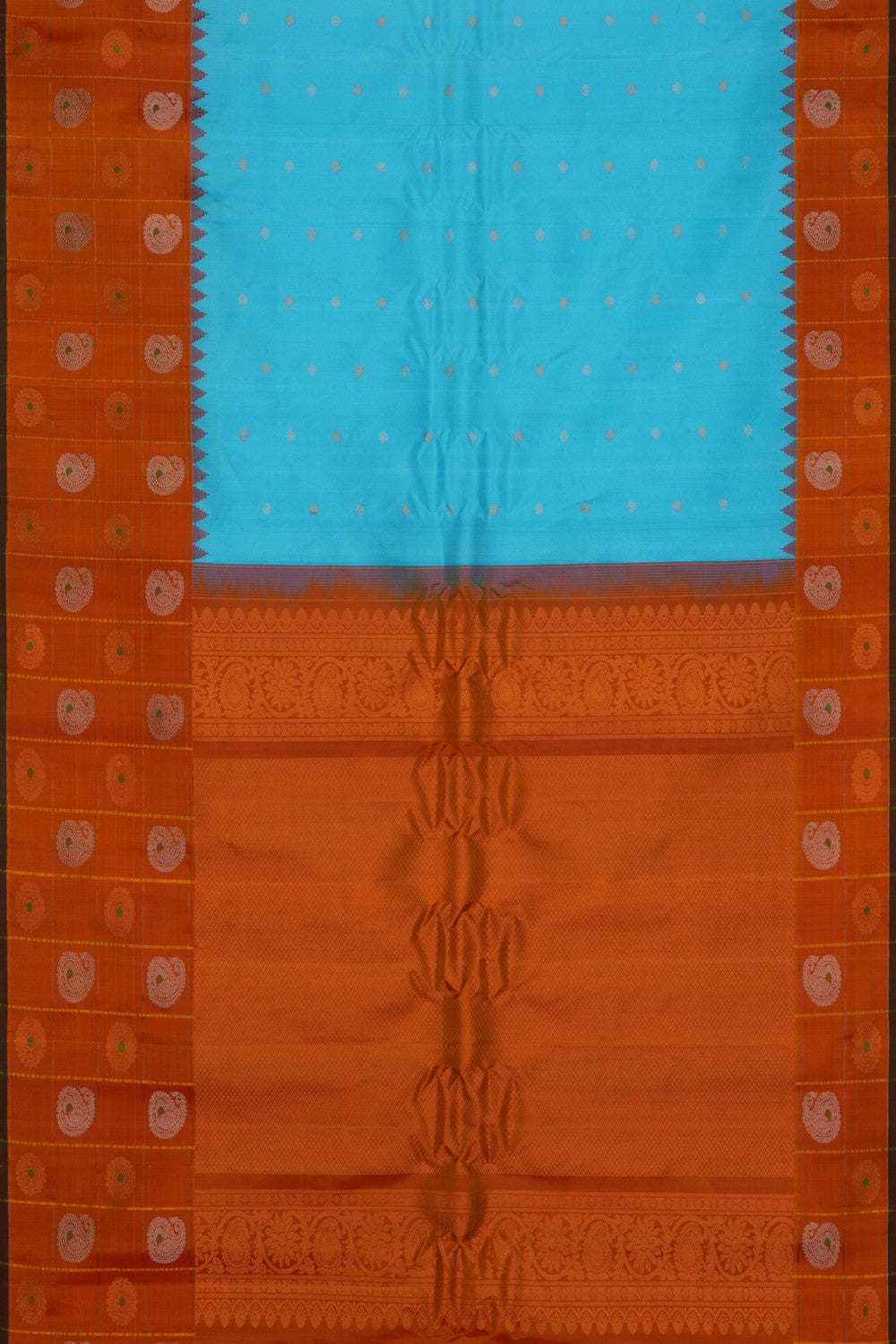 Gadwal Silk Blue Saree