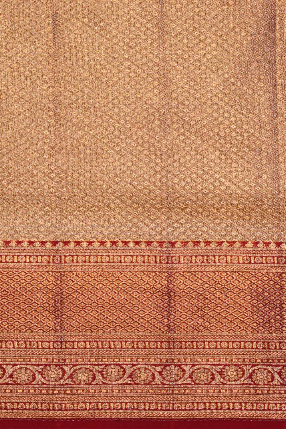 Image of Kanchipattu Brocade Gold Saree