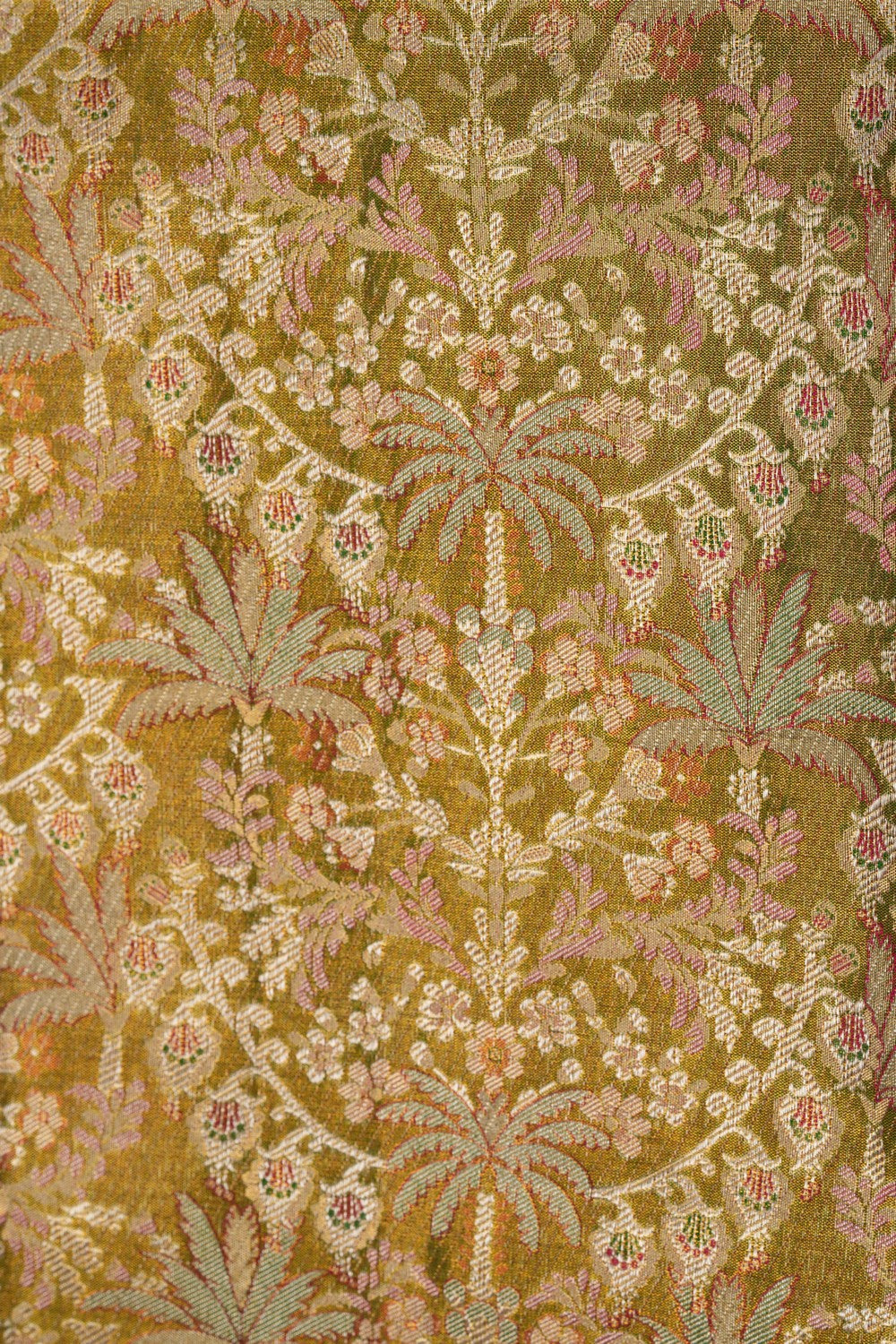 Kanchipattu Brocade Gold Saree