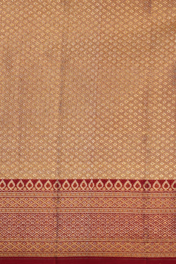 Image of Kanchipattu Brocade Gold Saree