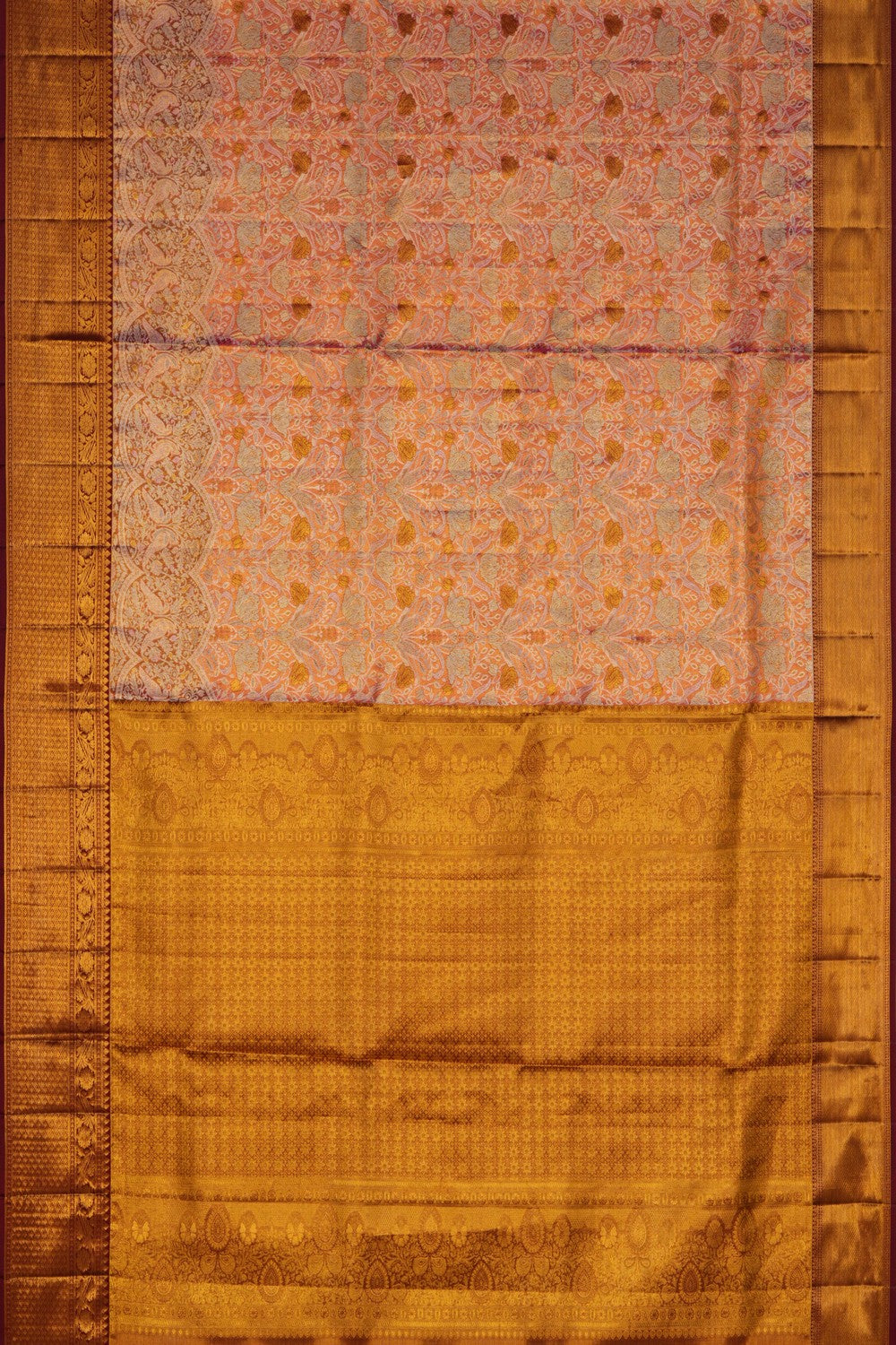 Kanchipattu Brocade Pink Saree