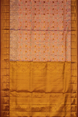 Image of Kanchipattu Brocade Pink Saree