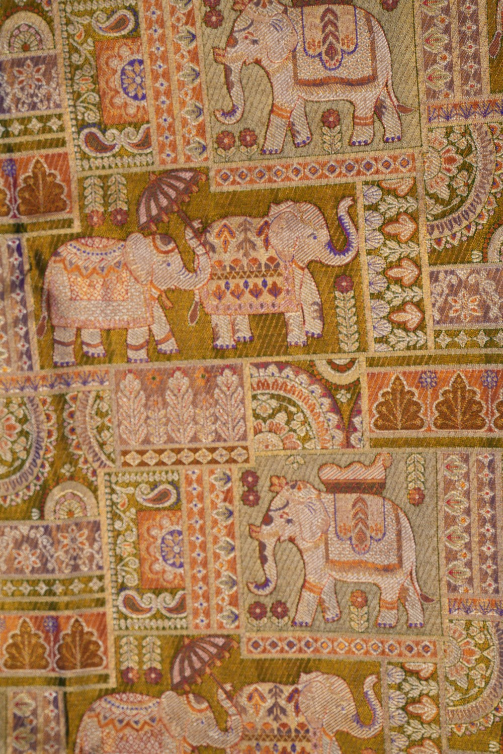 Kanchipattu Brocade Green Saree