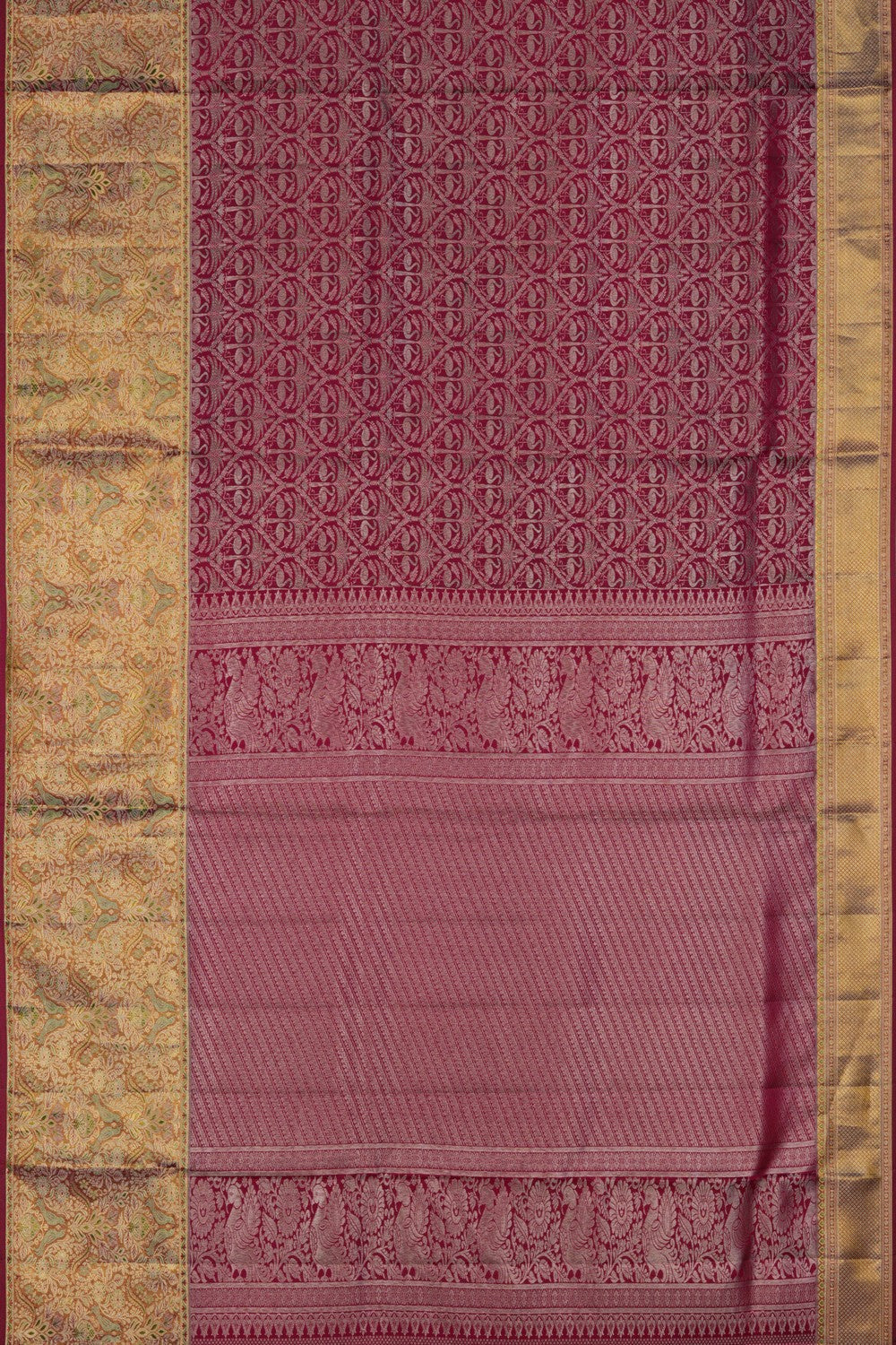 Kanchipattu Brocade Pink Saree