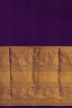 Image of Kanchipattu Brocade Orange Saree